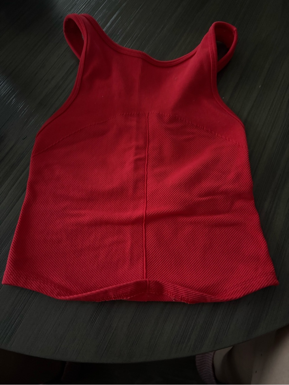FP Movement by Free People Red Ribbed Tank